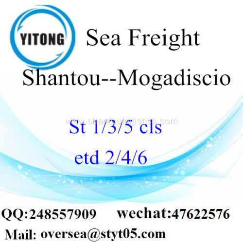 Shantou Port LCL Consolidation To Mogadiscio